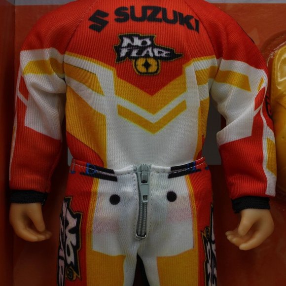 DreamCo Travis Pastrana MX All Stars Suzuki No Fear Freestyle 16in Doll Boxed - Picture 5 of 14